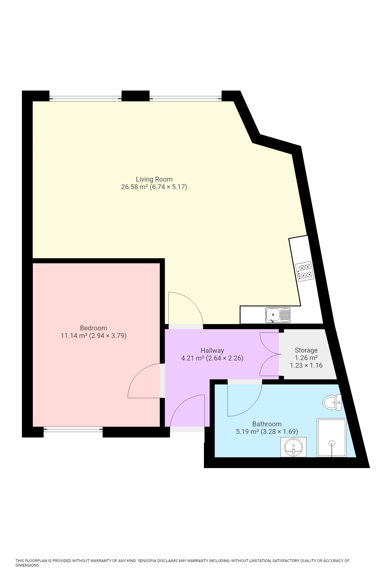 197,, Hertford Road, Enfield floorplan