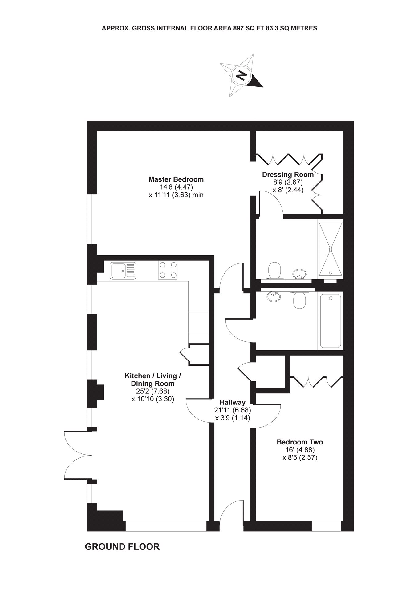 2 Bedrooms Flat for sale in Corunna Court, Wellington Business Park, Crowthorne, Berkshire RG45