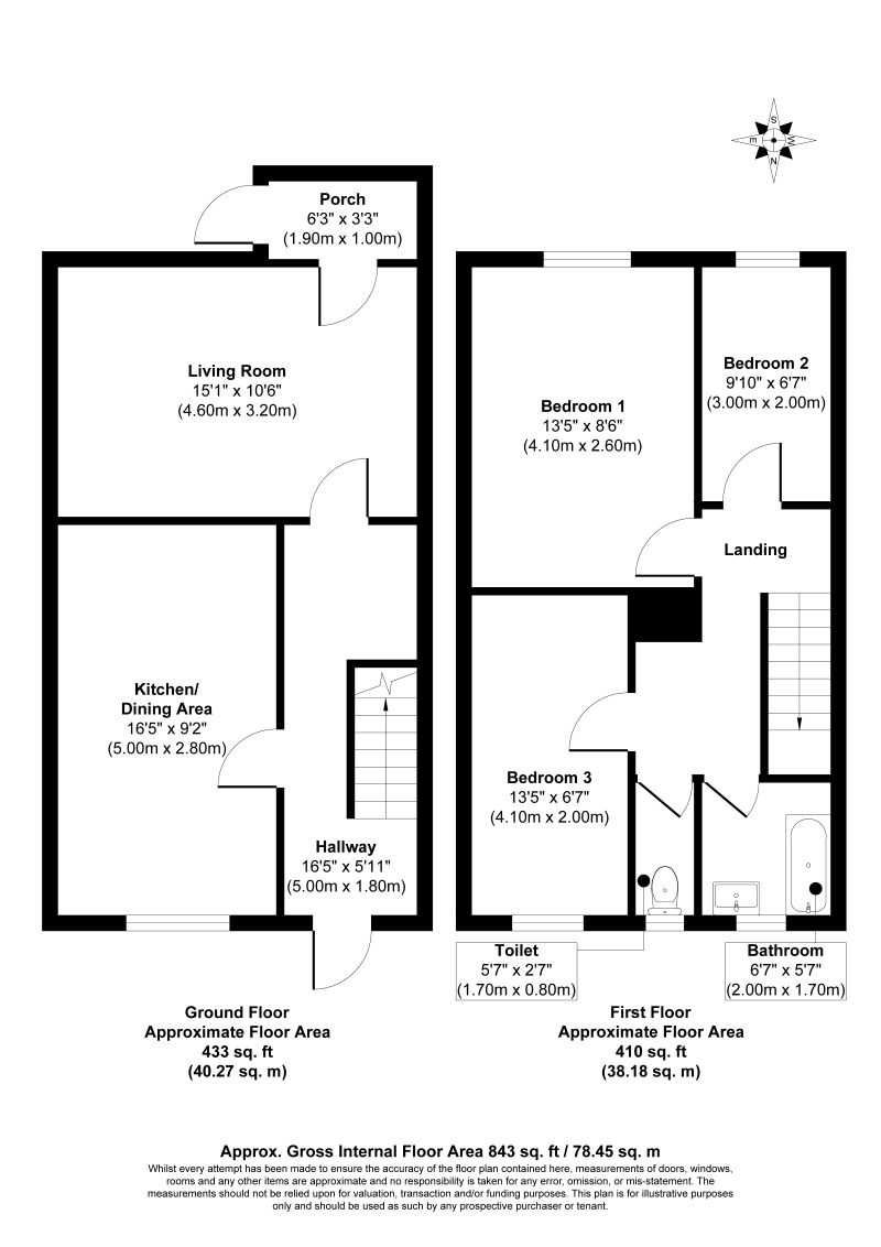 21, Hiles Avenue, Winterton, Scunthorpe DN15 9XY floorplan