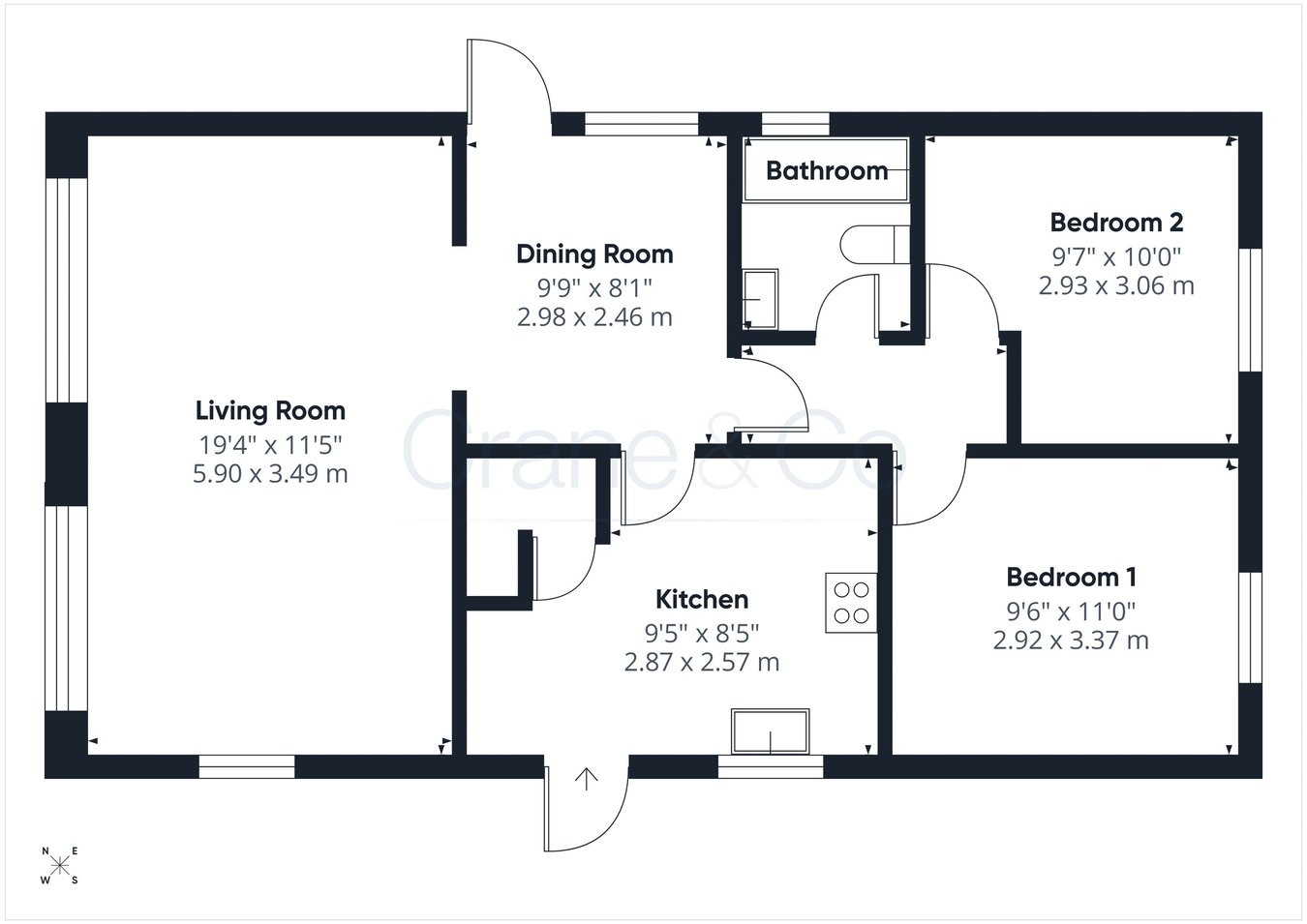 403, Lion House Park, Mill Road, Hailsham floorplan