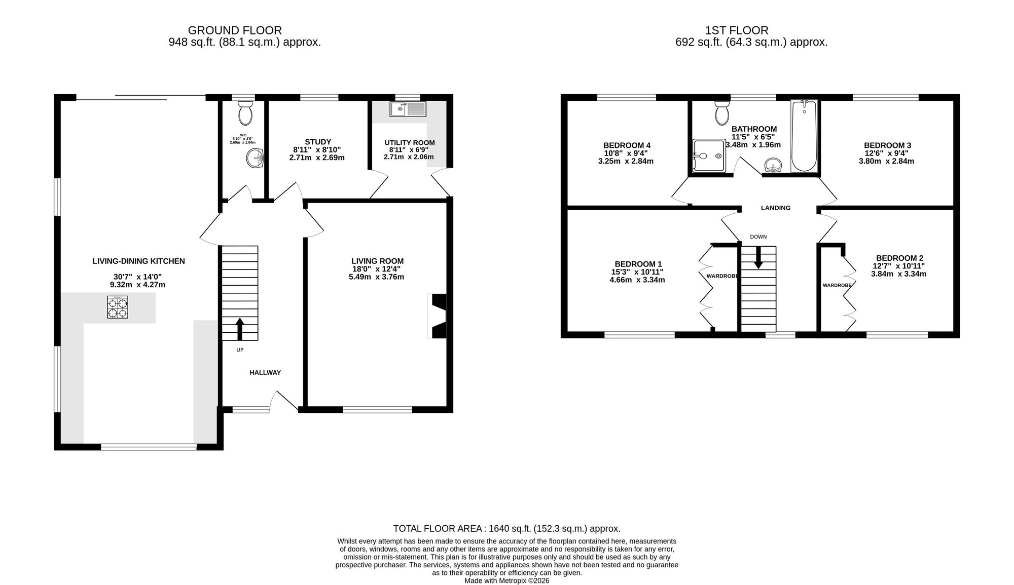 4 Summerfield Place, Wilmslow floorplan