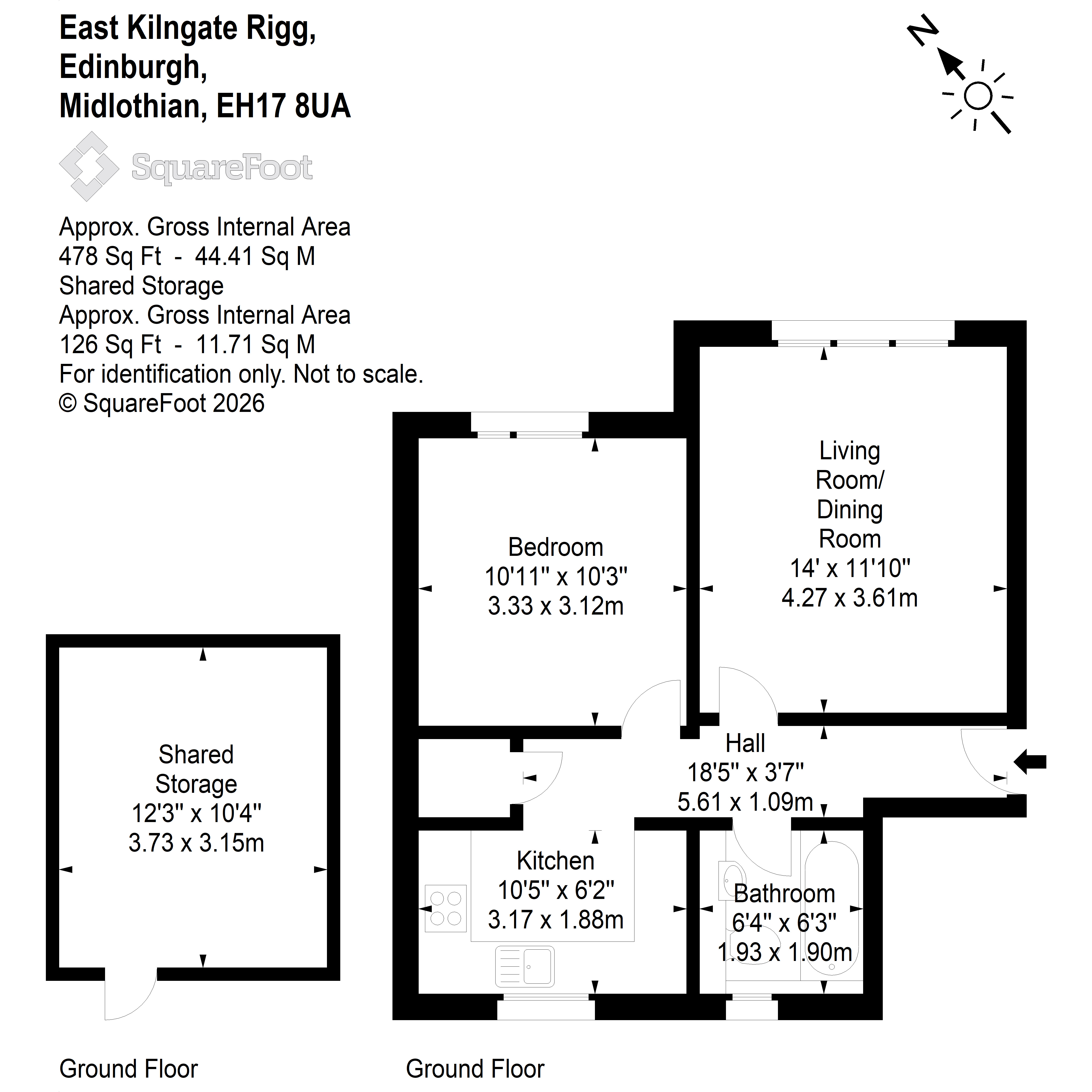 19/1, East Kilngate Rigg, Edinburgh floorplan