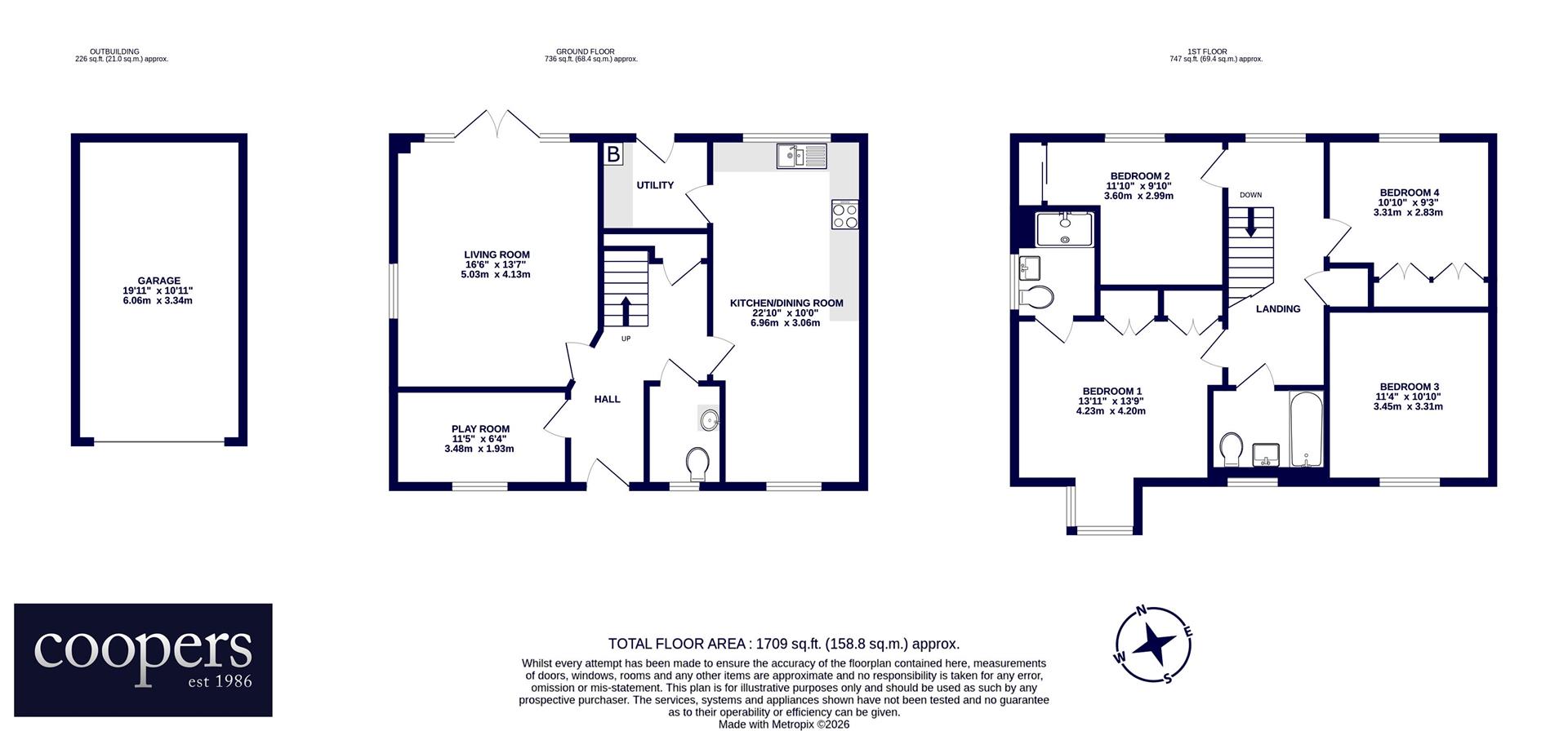 5, Deblin Drive, Uxbridge floorplan