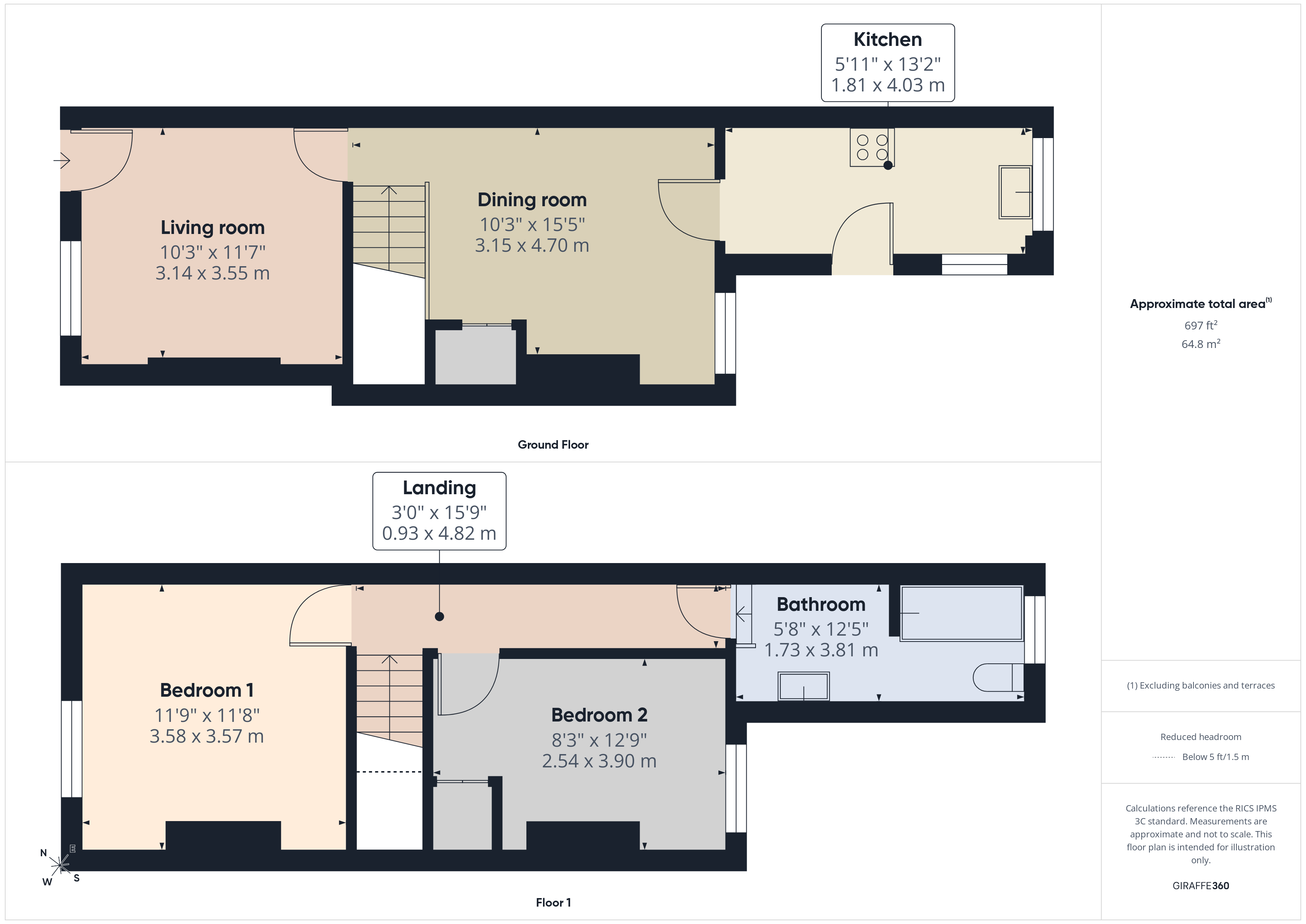 Vale Road, Nottingham floorplan