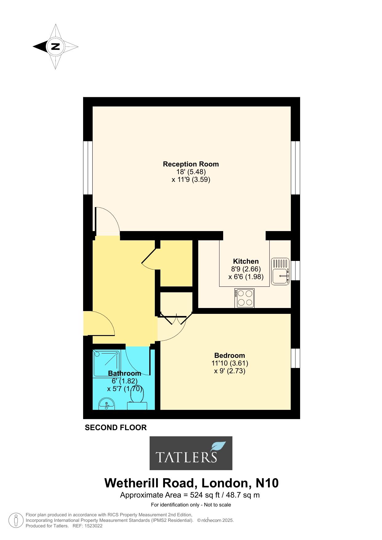Flat 18, Mayflower Lodge, 10, Wetherill Road, London floorplan