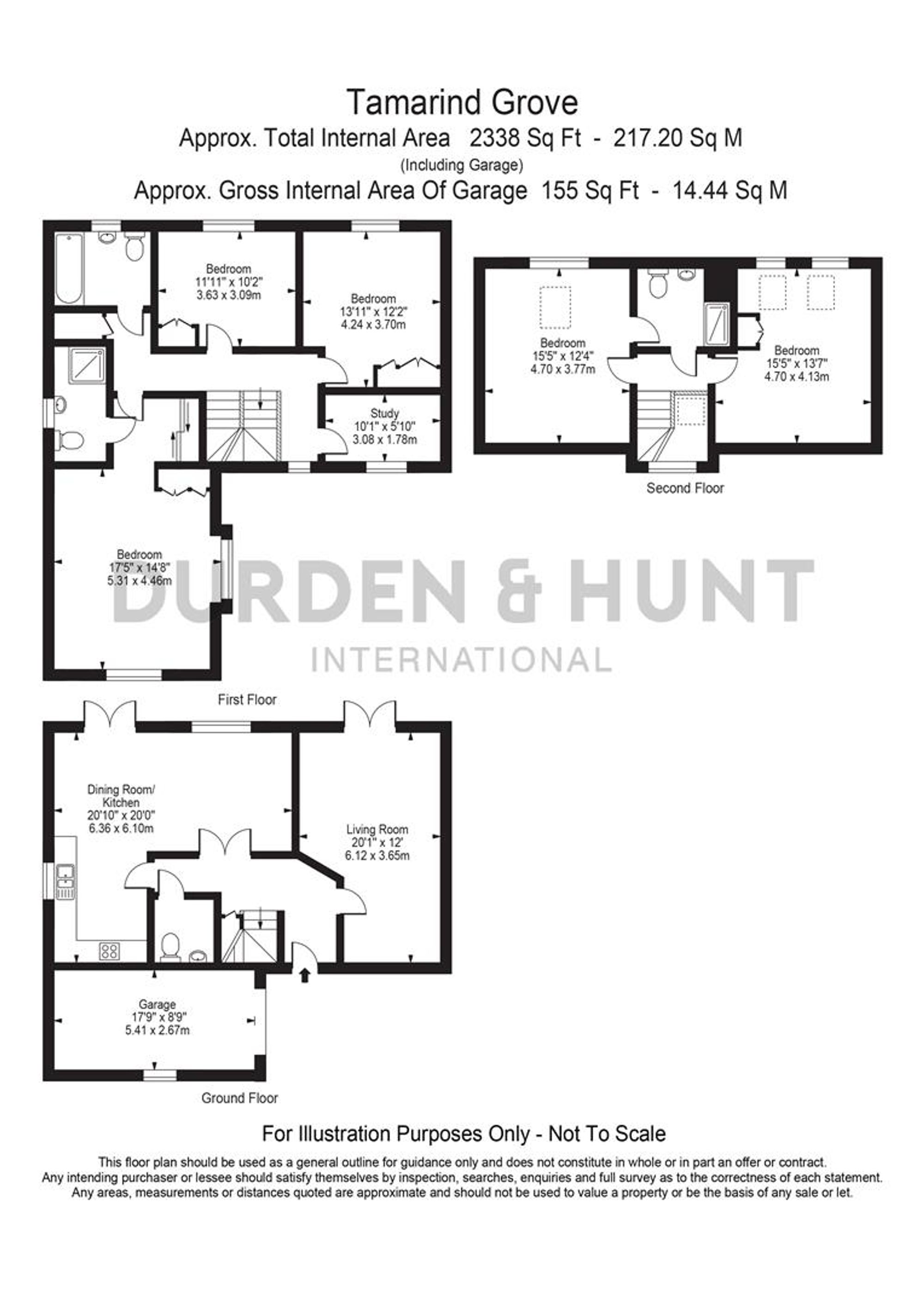 4 Tamarind Grove, Chigwell floorplan