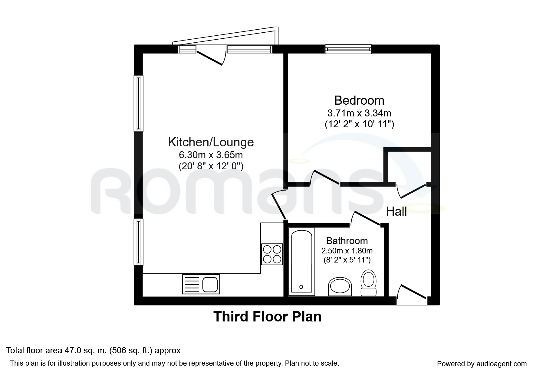 301, Netherfield Place, Basingstoke floorplan