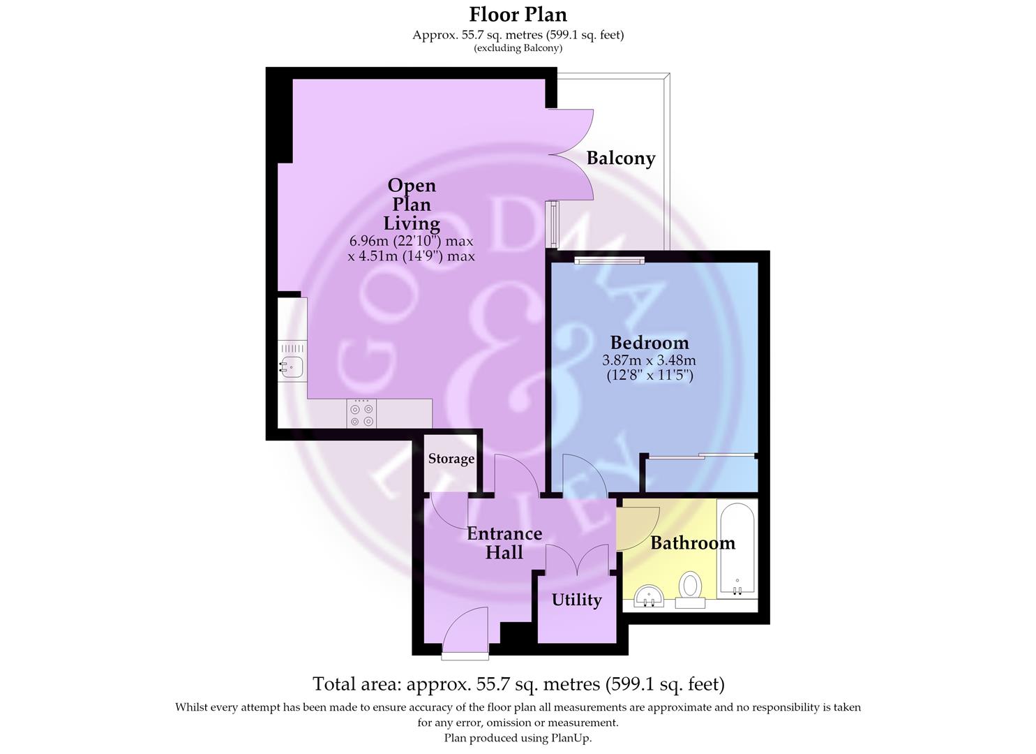 96 Anchorage, Gaol Ferry Steps, Bristol floorplan