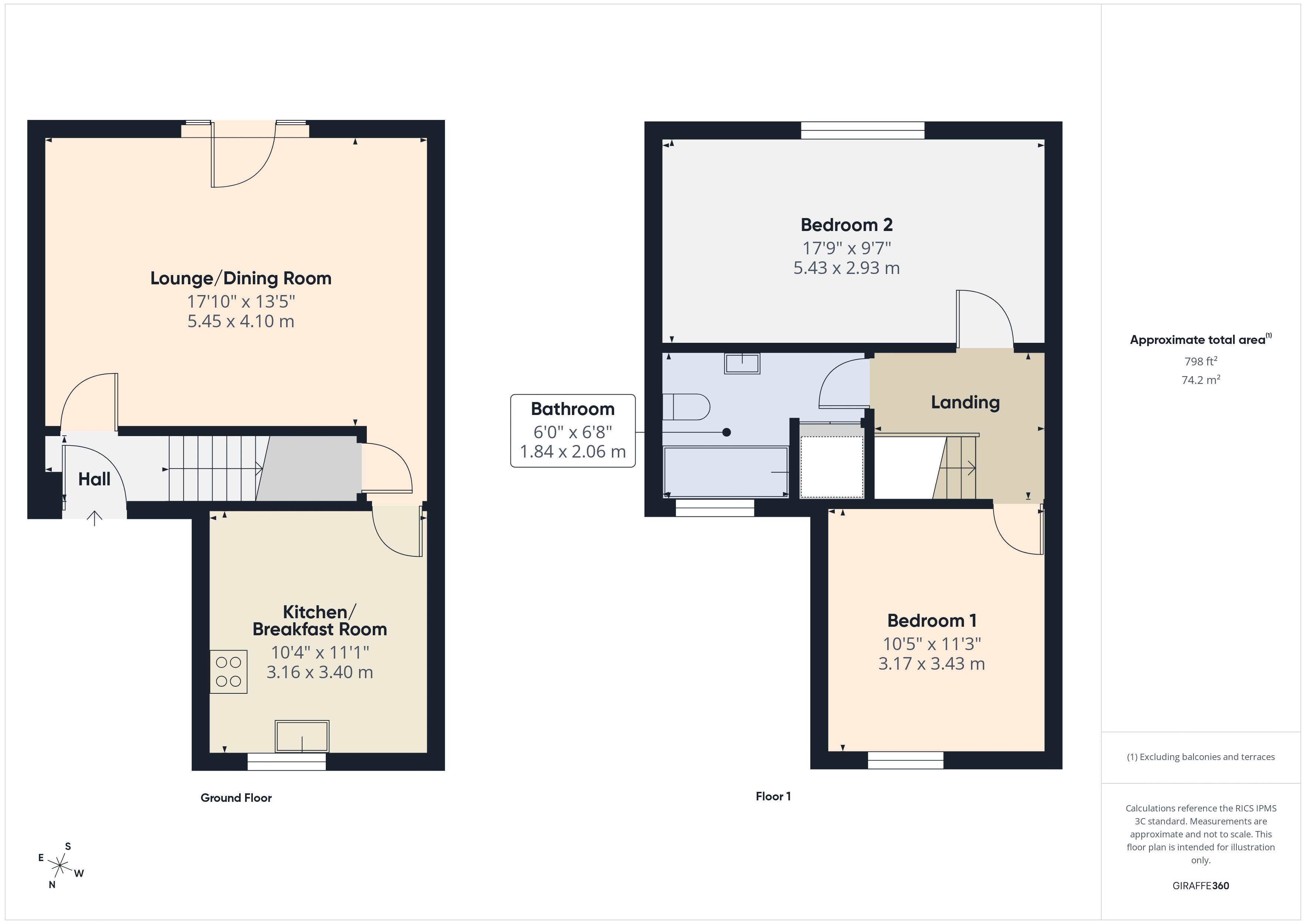 No 6, Plas Ystrad, Carmarthen floorplan