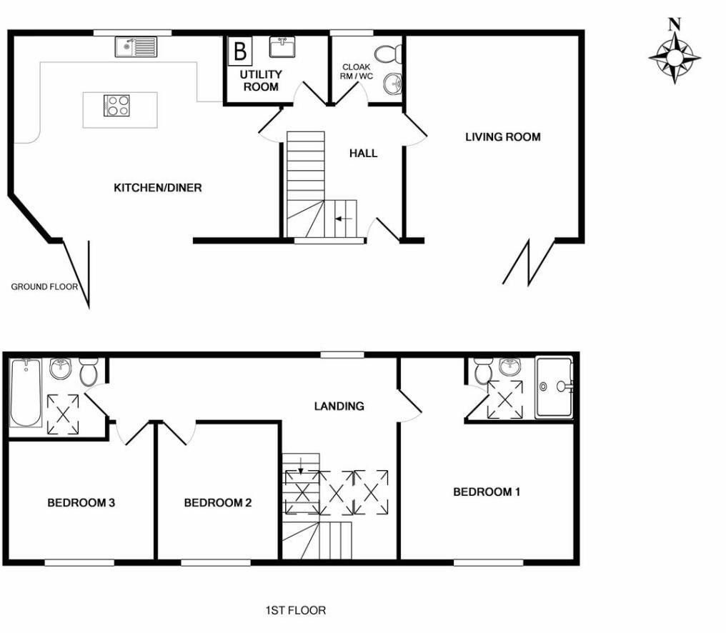Namtara, Treliever Road, Penryn floorplan