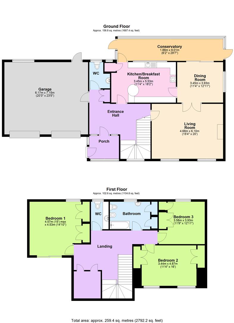 The Beeches, Hereford floorplan