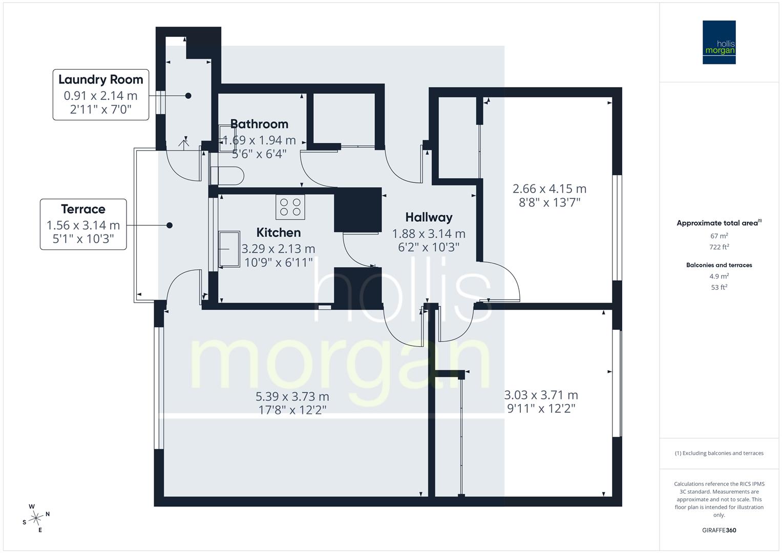 Flat 1, Bowood, Harford Drive, Bristol floorplan
