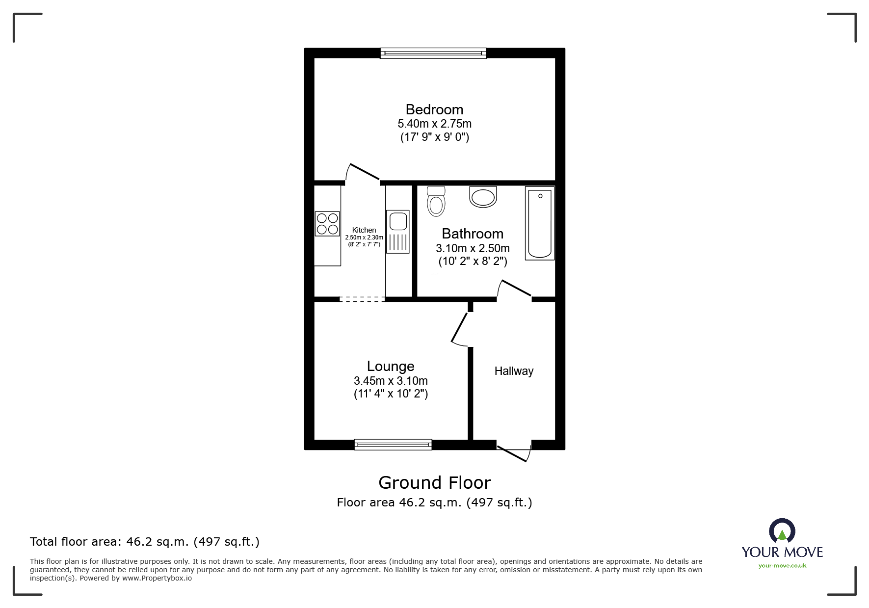 112, Abbey Road, Manchester floorplan