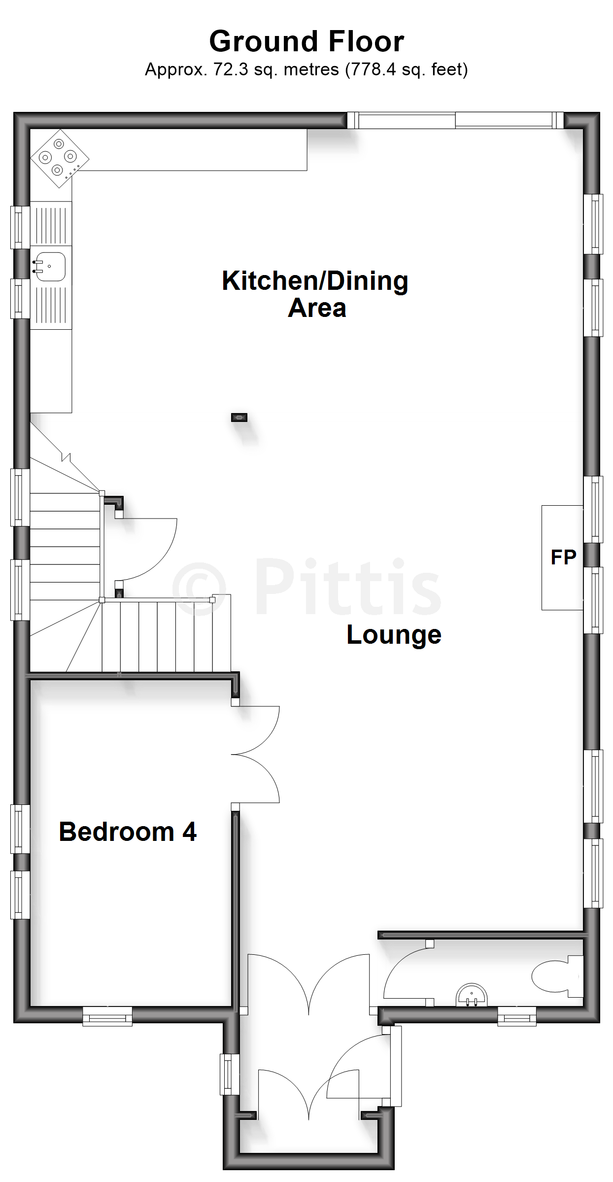 The Old Chapel, Heath Road, Sandown floorplan