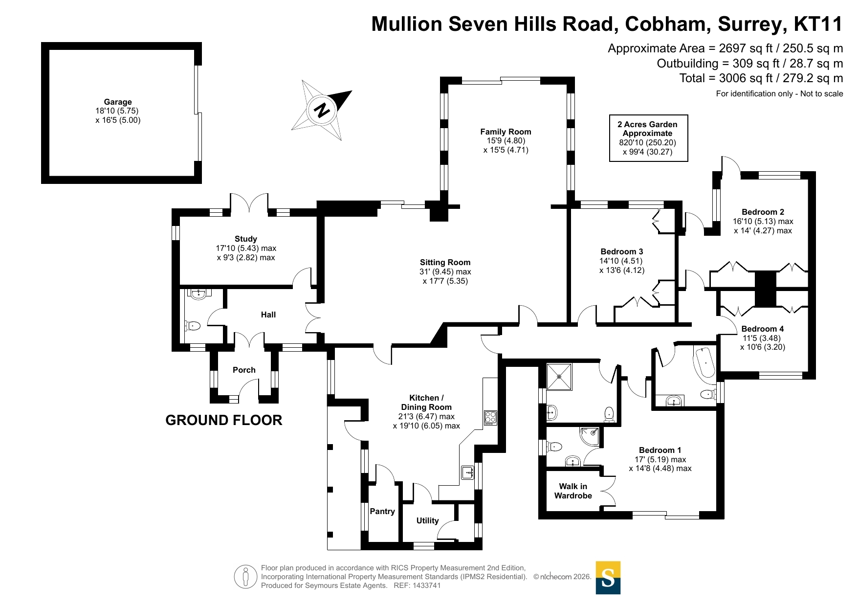 Mullion,, Seven Hills Road, Surrey floorplan