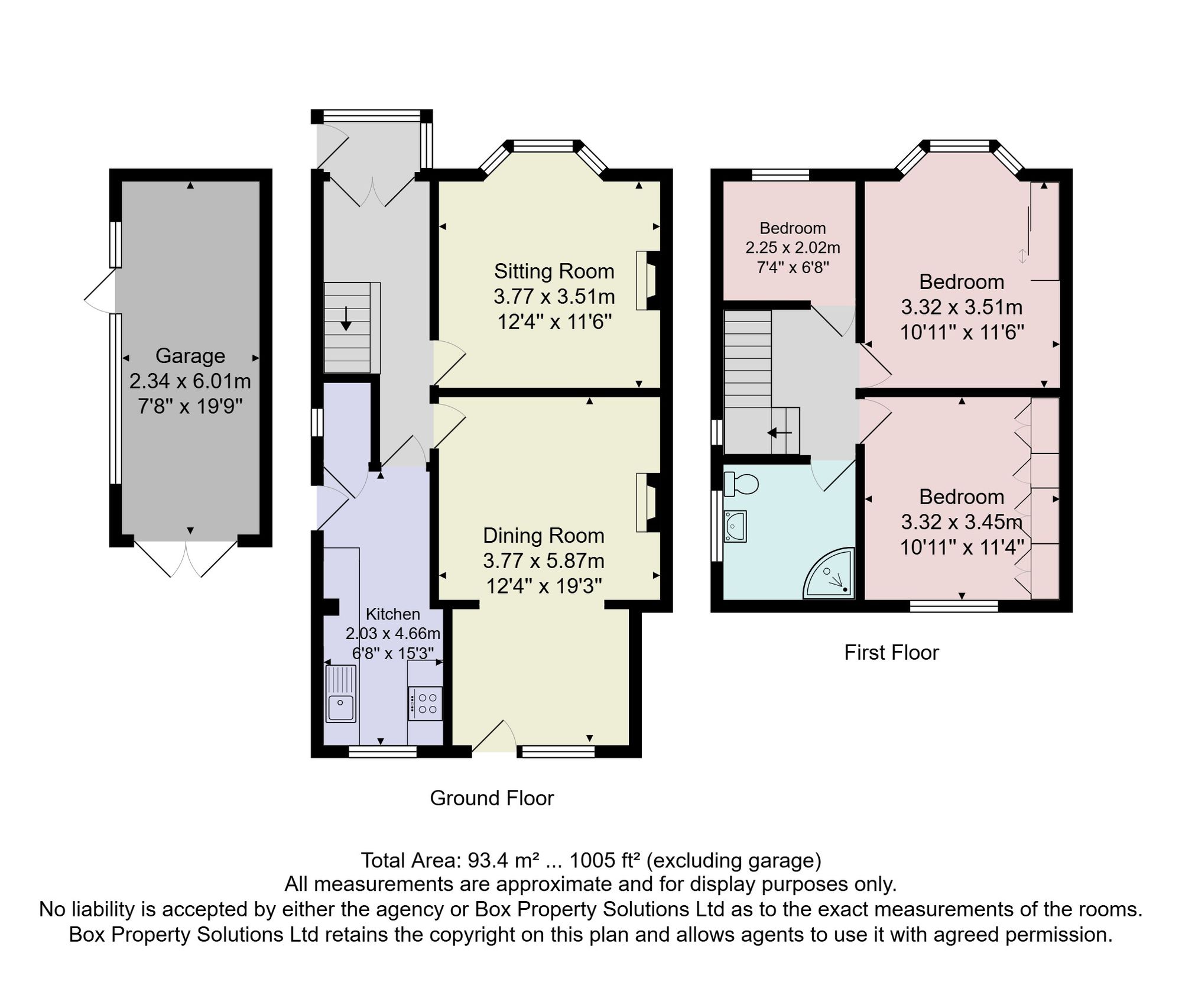 77 Harlow Crescent, Harrogate floorplan