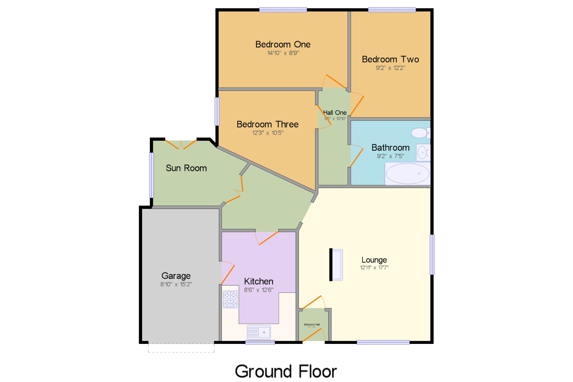 Bridge Road, Nether Kellet, Carnforth LA6, 3 bedroom bungalow for sale