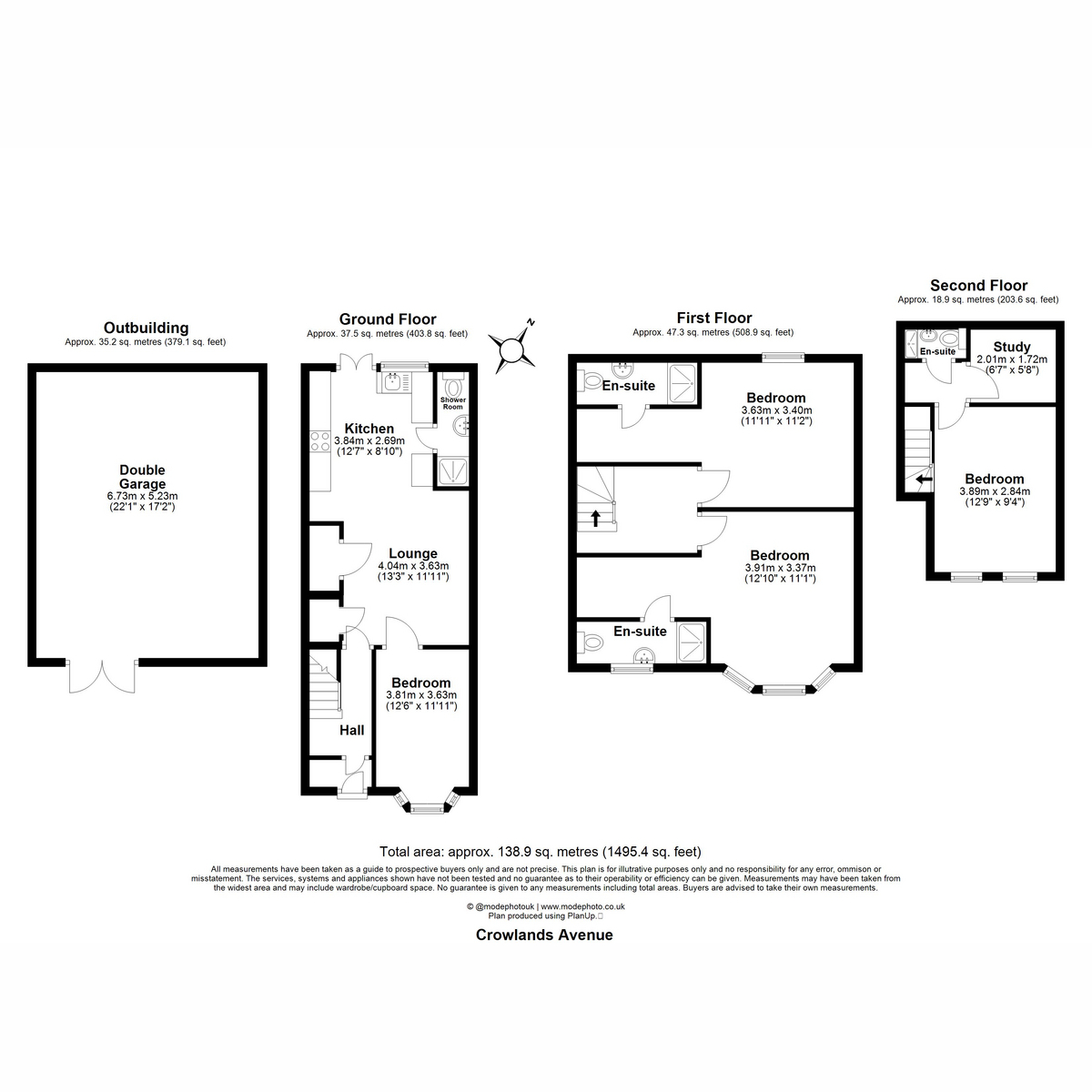88, Crowlands Avenue, Romford floorplan
