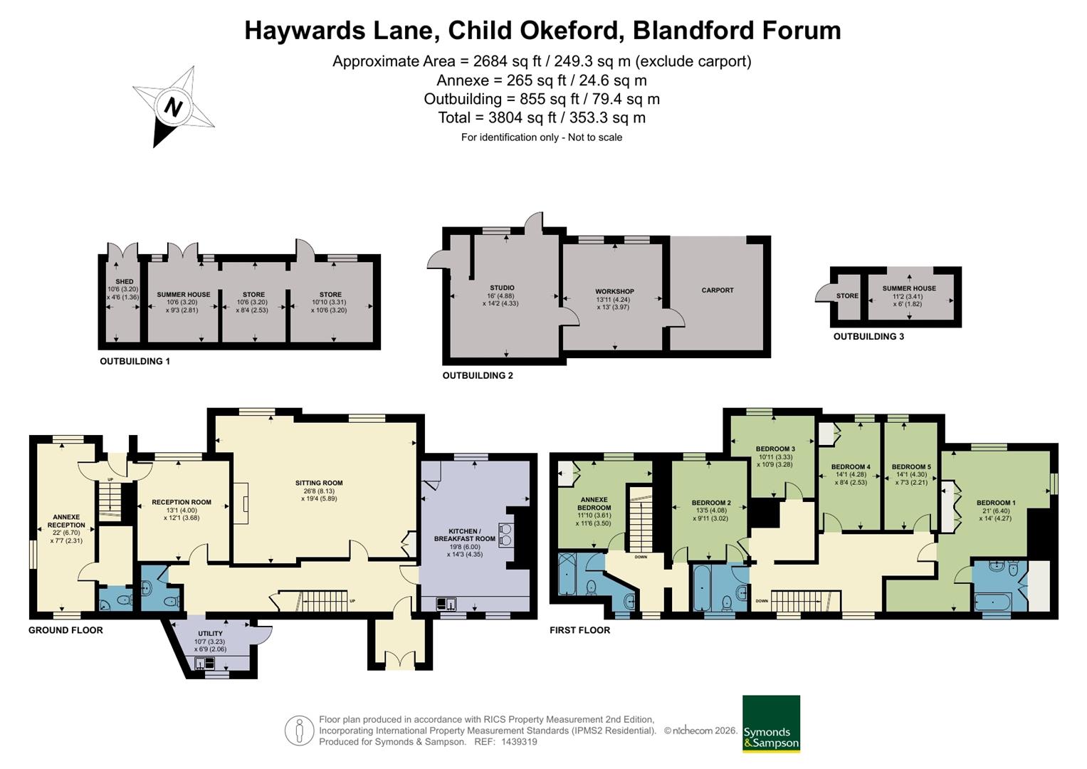 Monks Yard, Haywards Lane, Blandford Forum floorplan