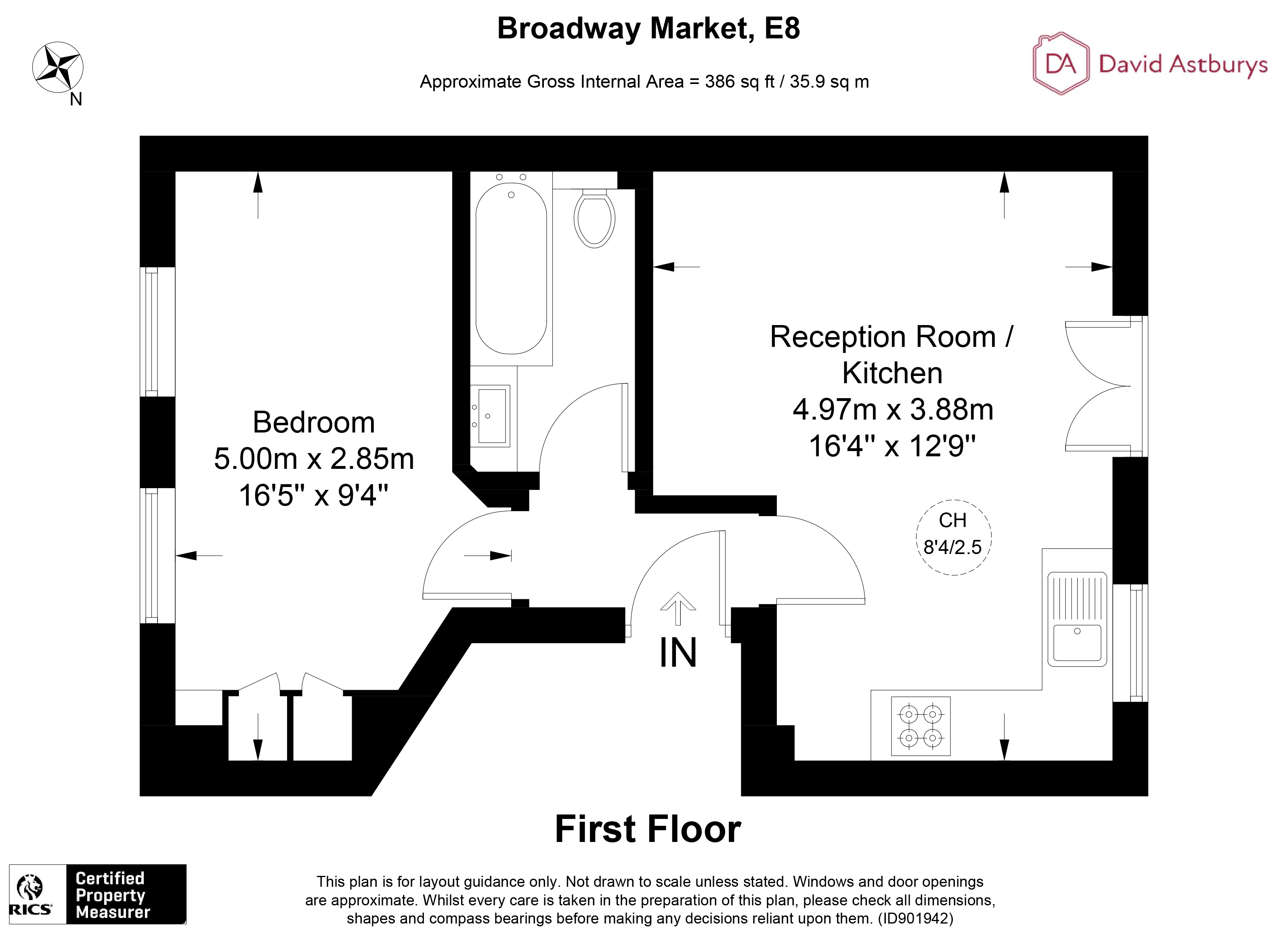 Broadway Market, Hackney floorplan