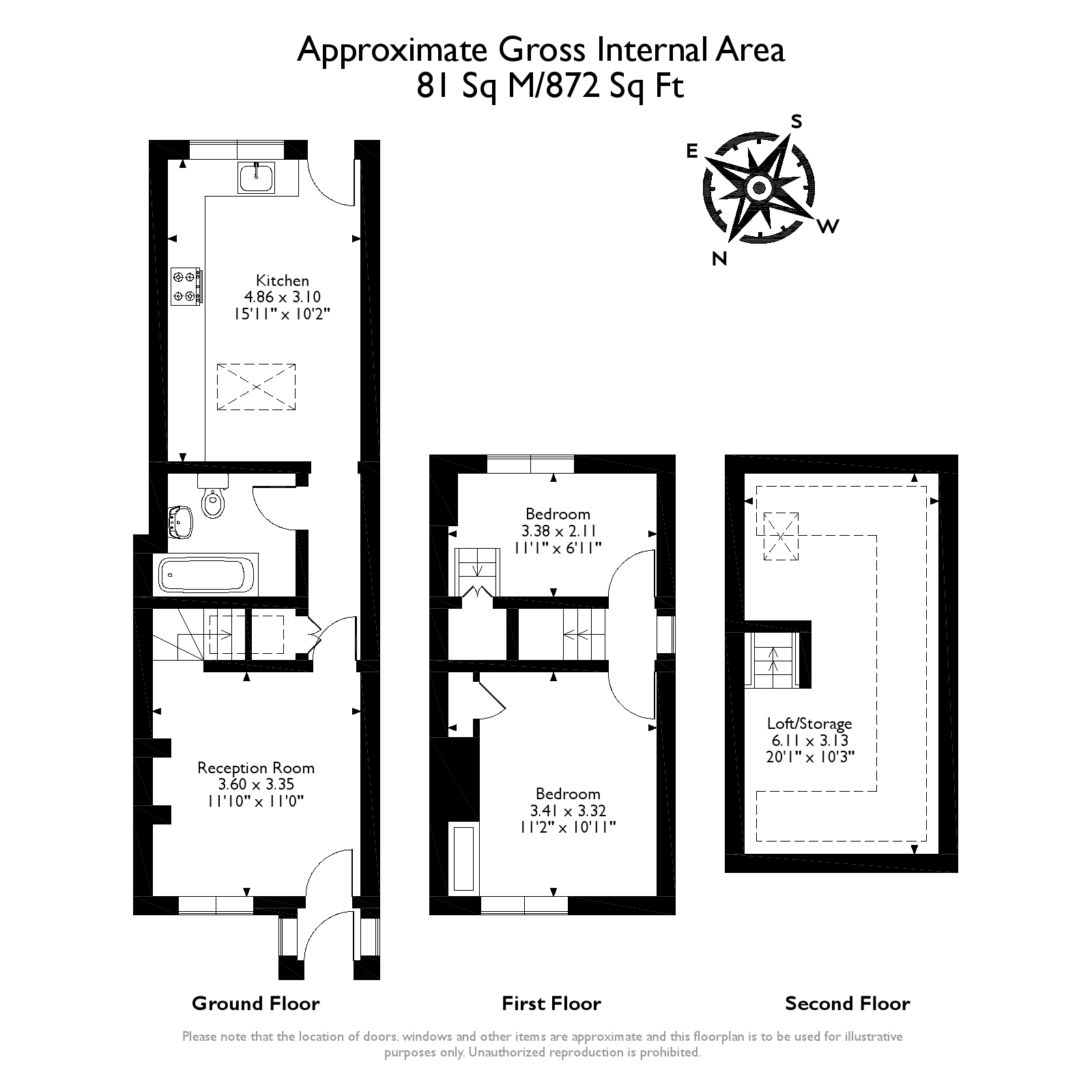 2 Bedrooms End terrace house to rent in Summers Road, Farncombe, Godalming GU7