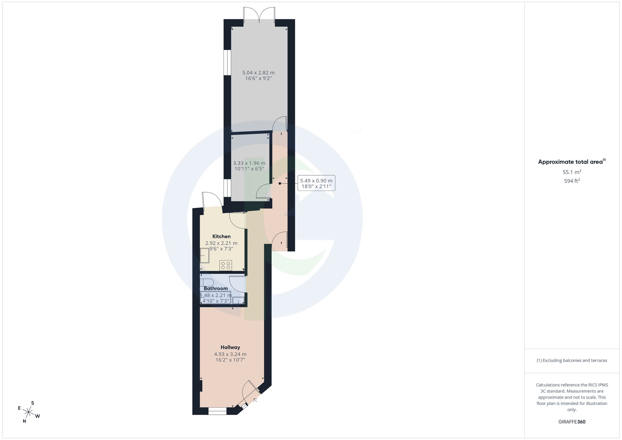 50a Cromwell Road, London floorplan