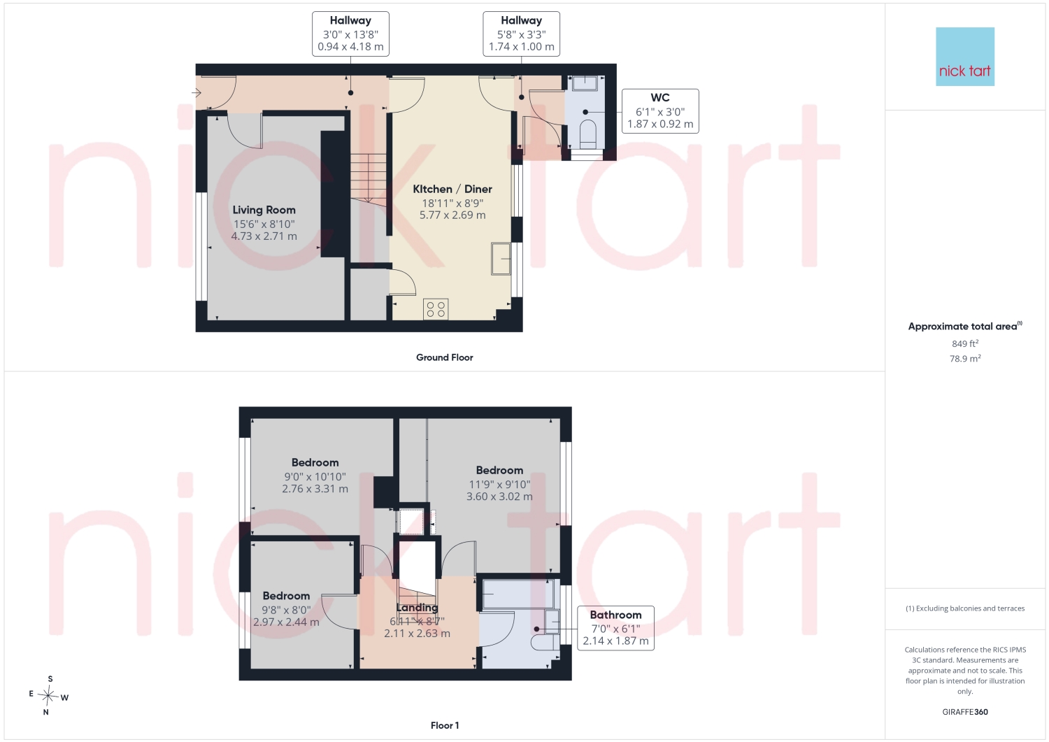 Penistone Close Donnington, Telford floorplan