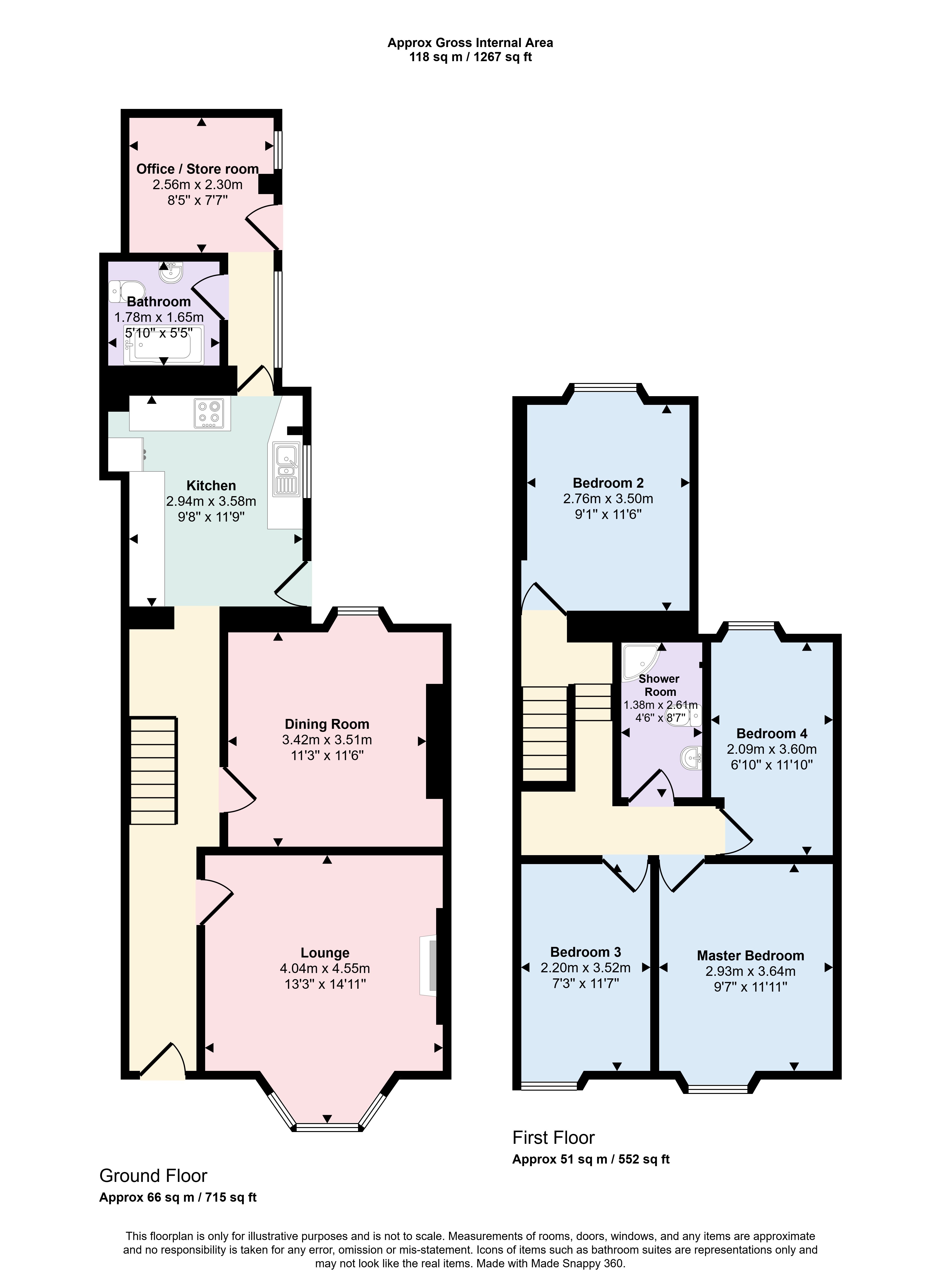 123, Station Road, St Blazey floorplan