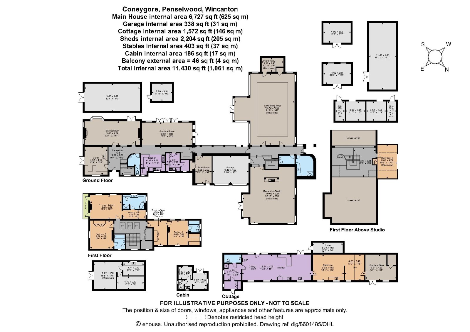 Coneygore,, Pen Selwood, Somerset floorplan