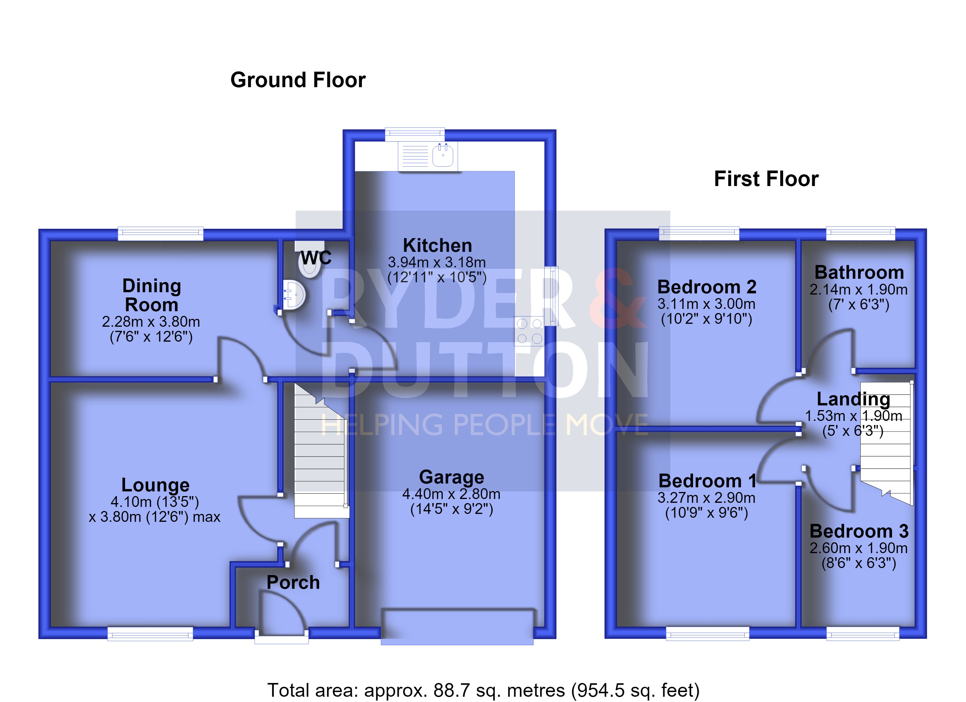 12, French Barn Lane, Manchester floorplan