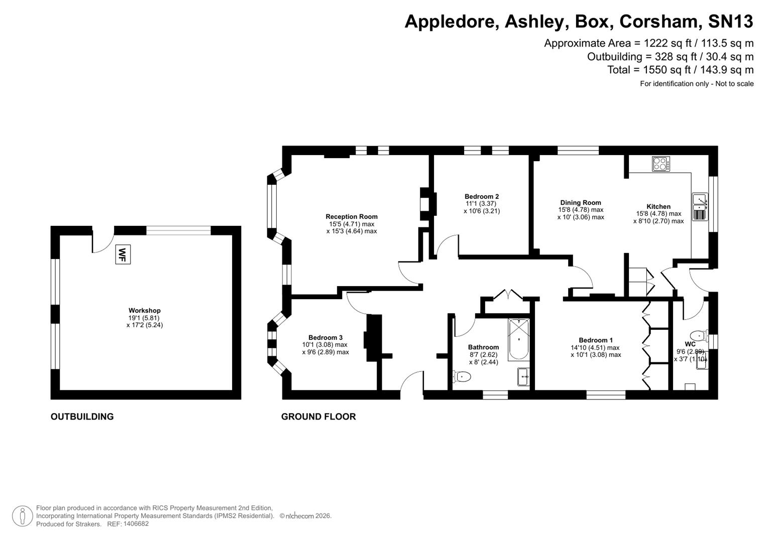 Appledore, Ashley, Corsham floorplan