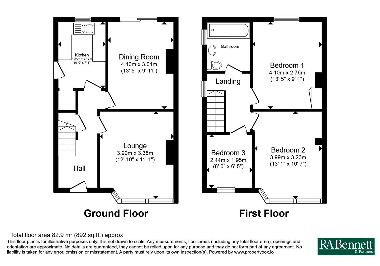 8, Hilltop View, Dursley floorplan