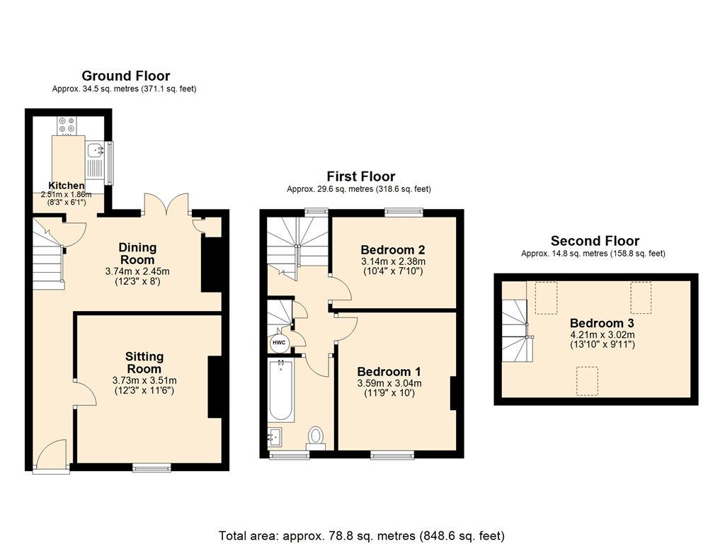 6, Silver Street, Somerset floorplan