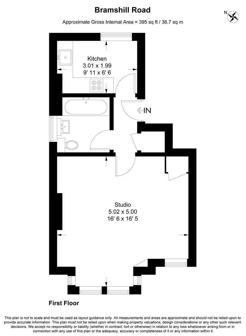 5D, Bramshill Road, London floorplan