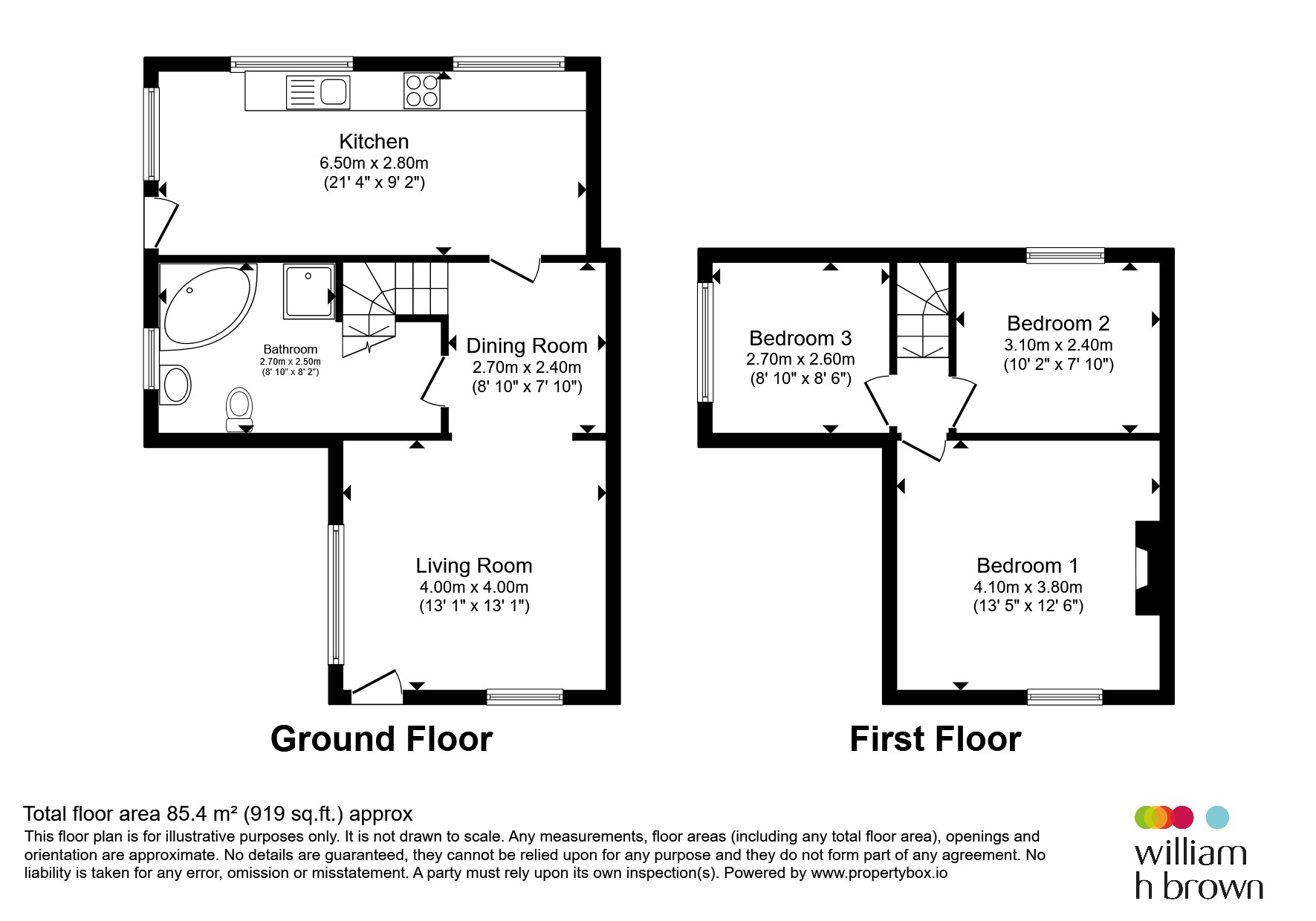 196, New Road, Barnsley floorplan