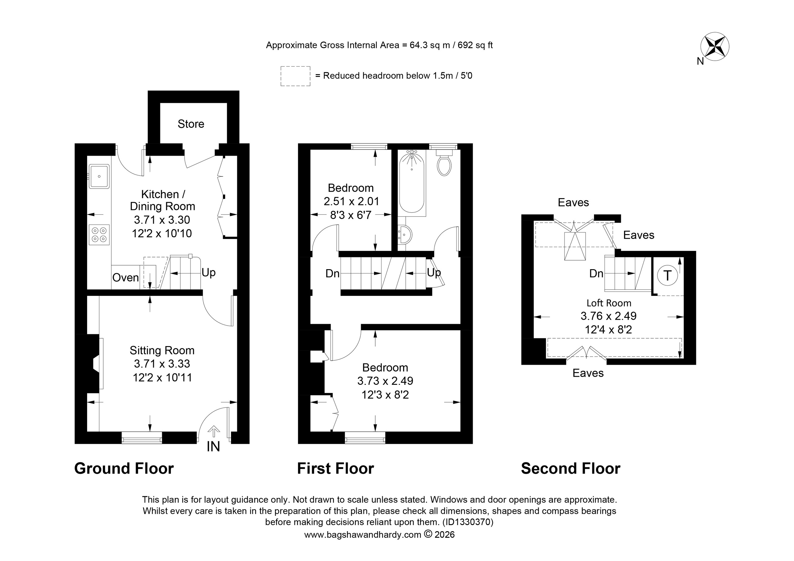 2 Prospect Cottages, Sevenoaks floorplan