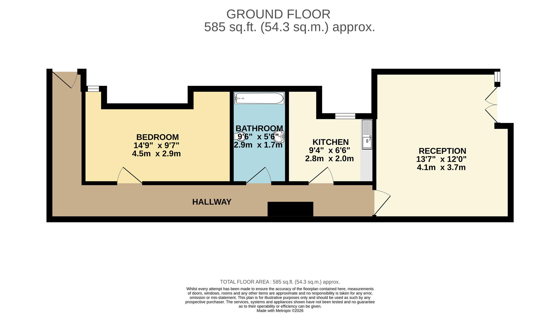 35, Station Road, Walthamstow floorplan