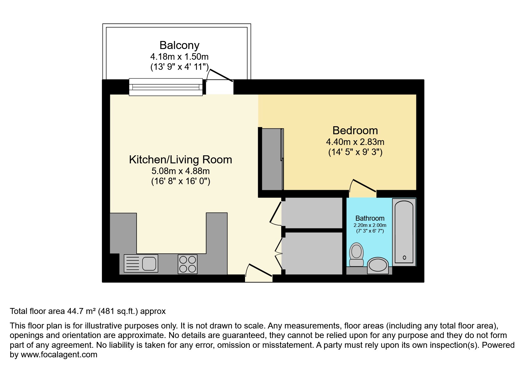 Flat 17/Arber House, 2 Greenleaf Walk, Southall floorplan