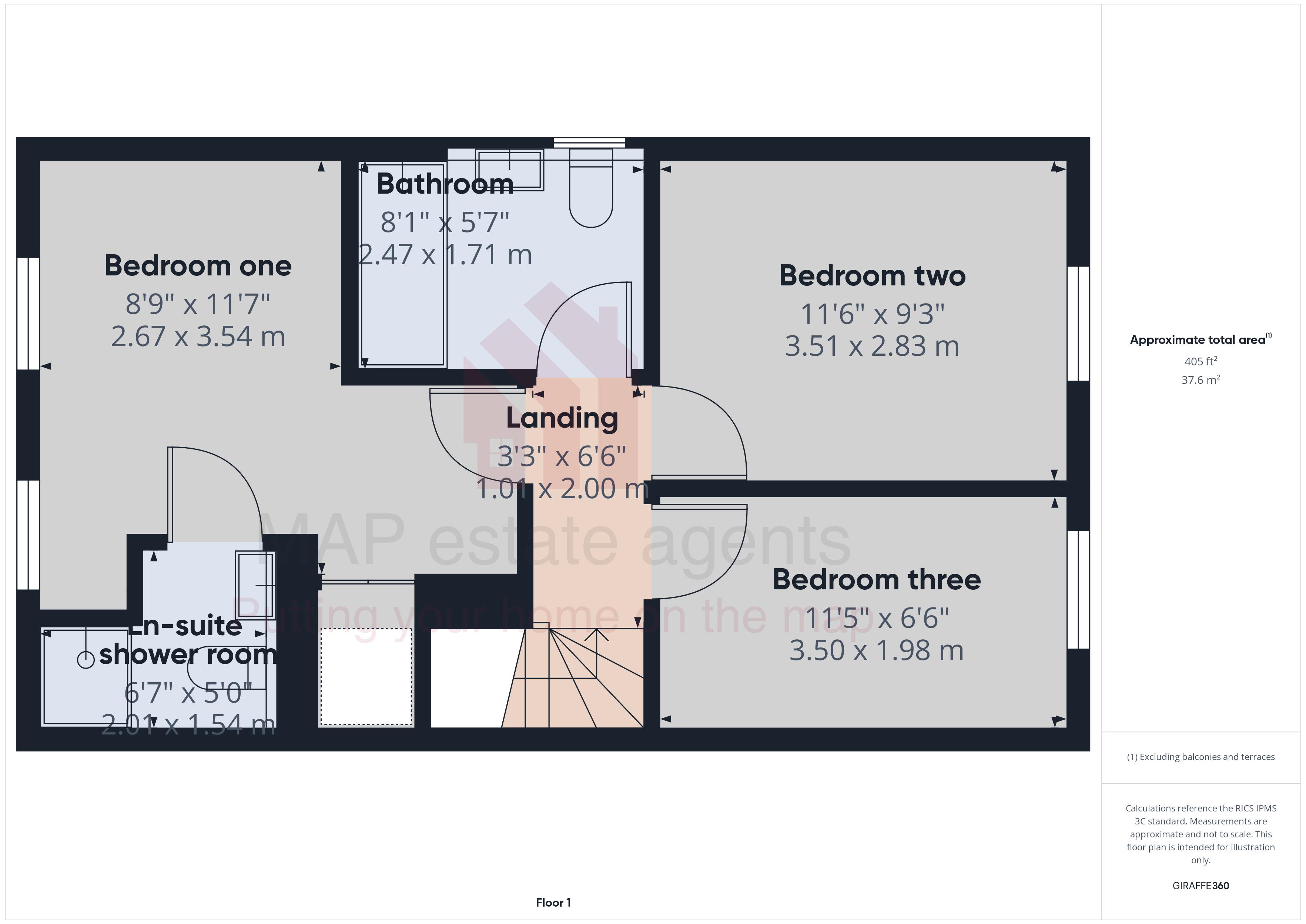 3, Teg Lowarth, Redruth floorplan