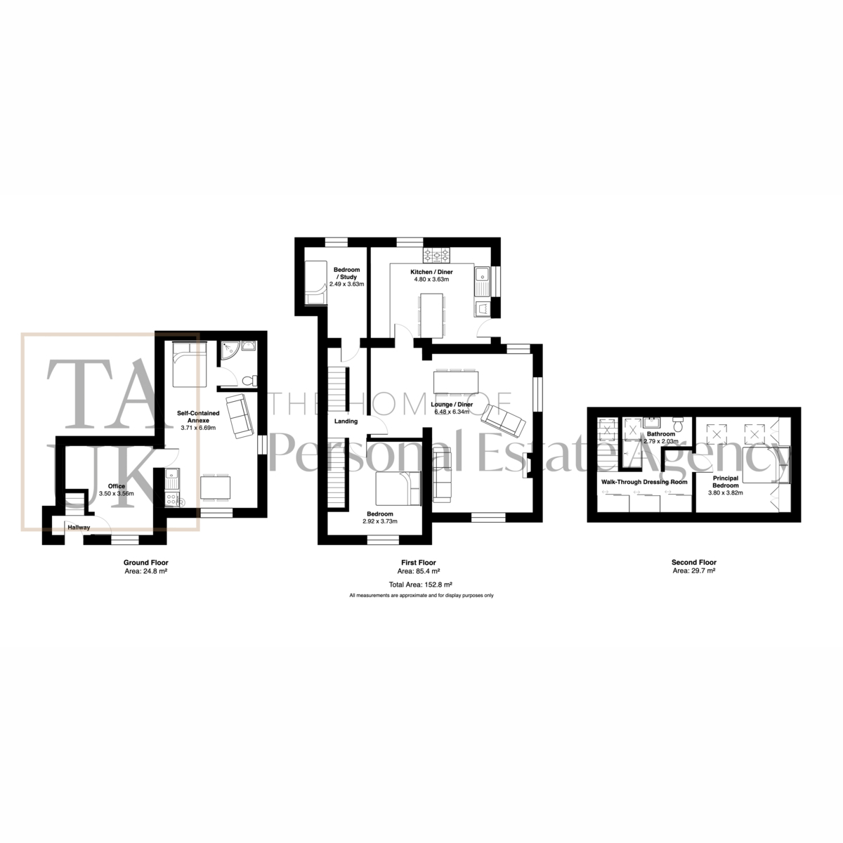 Stubbins Lane, High Peak floorplan