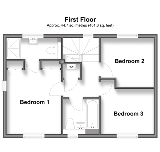 Harrier Drive Finberry, Ashford floorplan