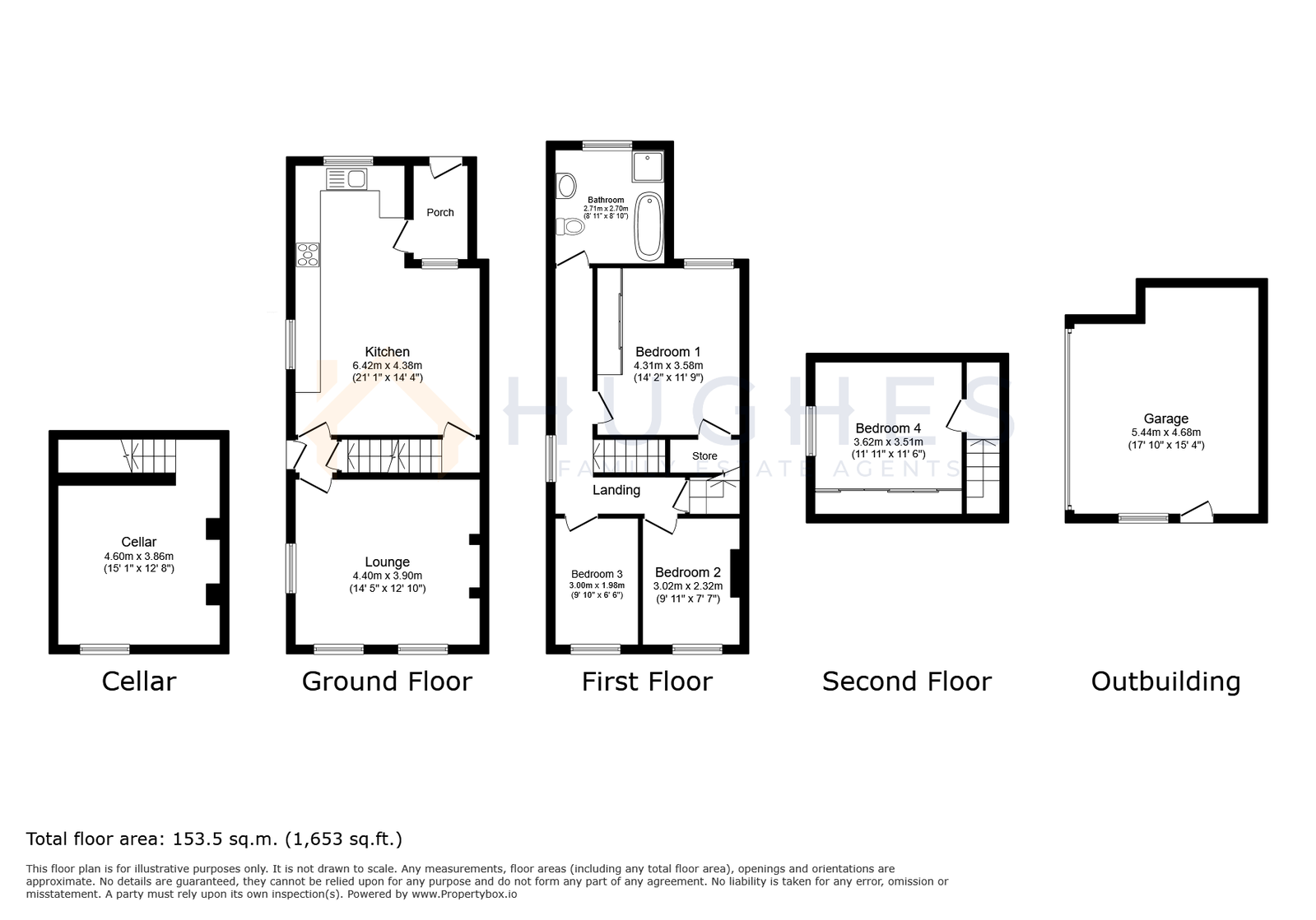 99a, High Street, Sheffield floorplan