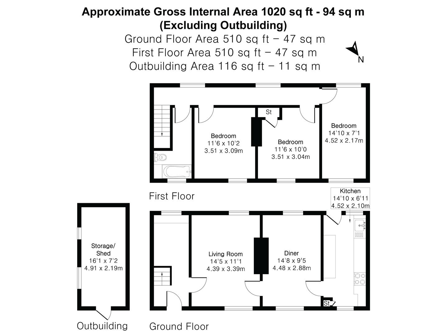 Barcroft, Carmen Street, Great Chesterford floorplan