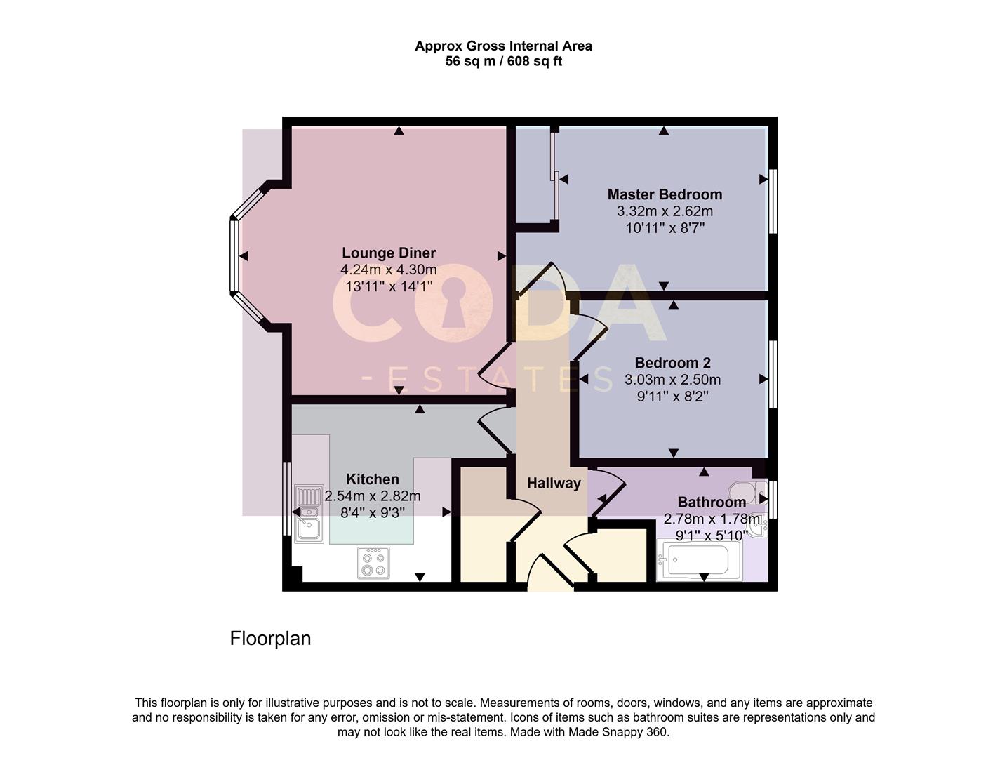 40, Lion Bank, Glasgow floorplan