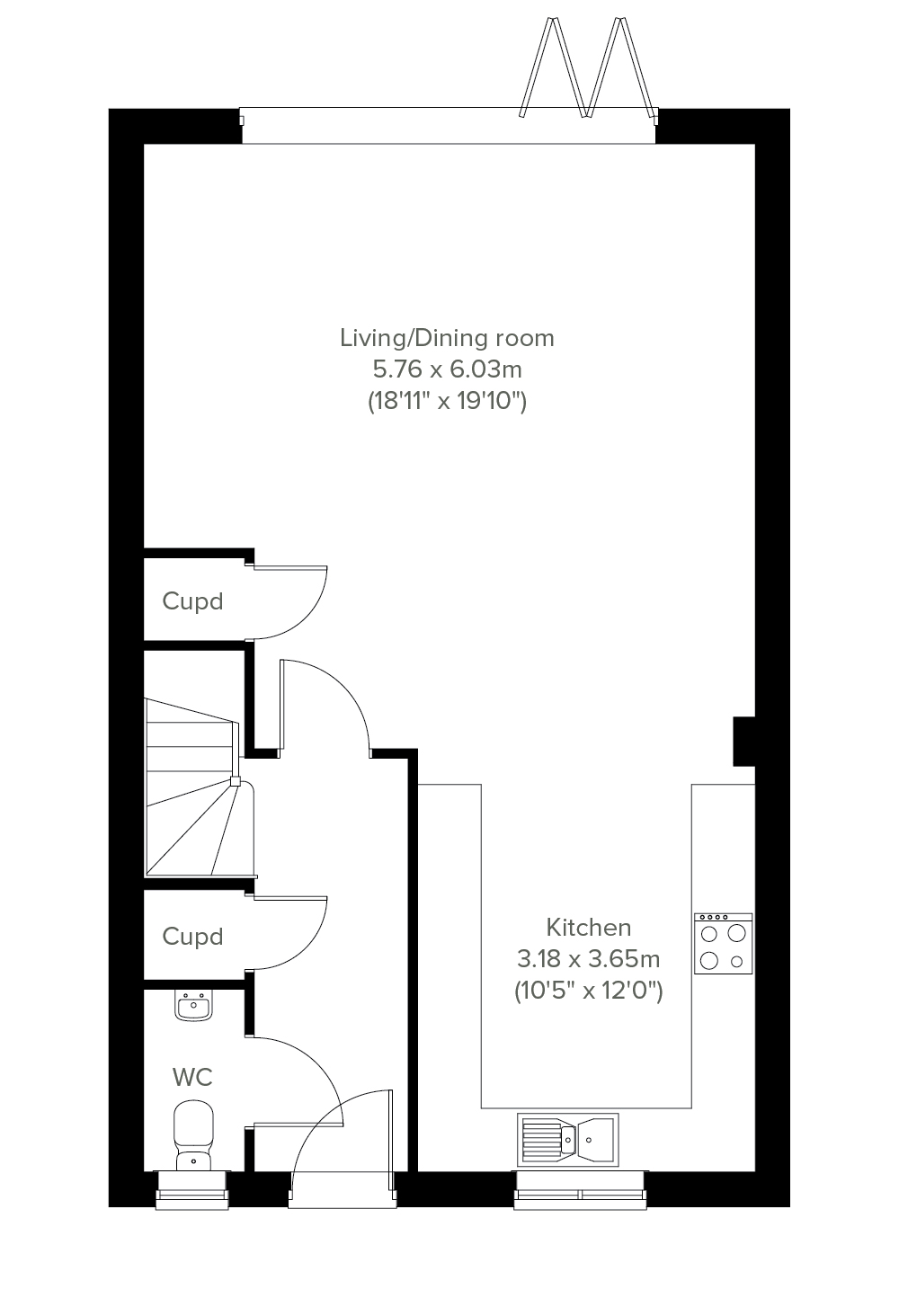 55, Kelvedon Road, Tiptree floorplan