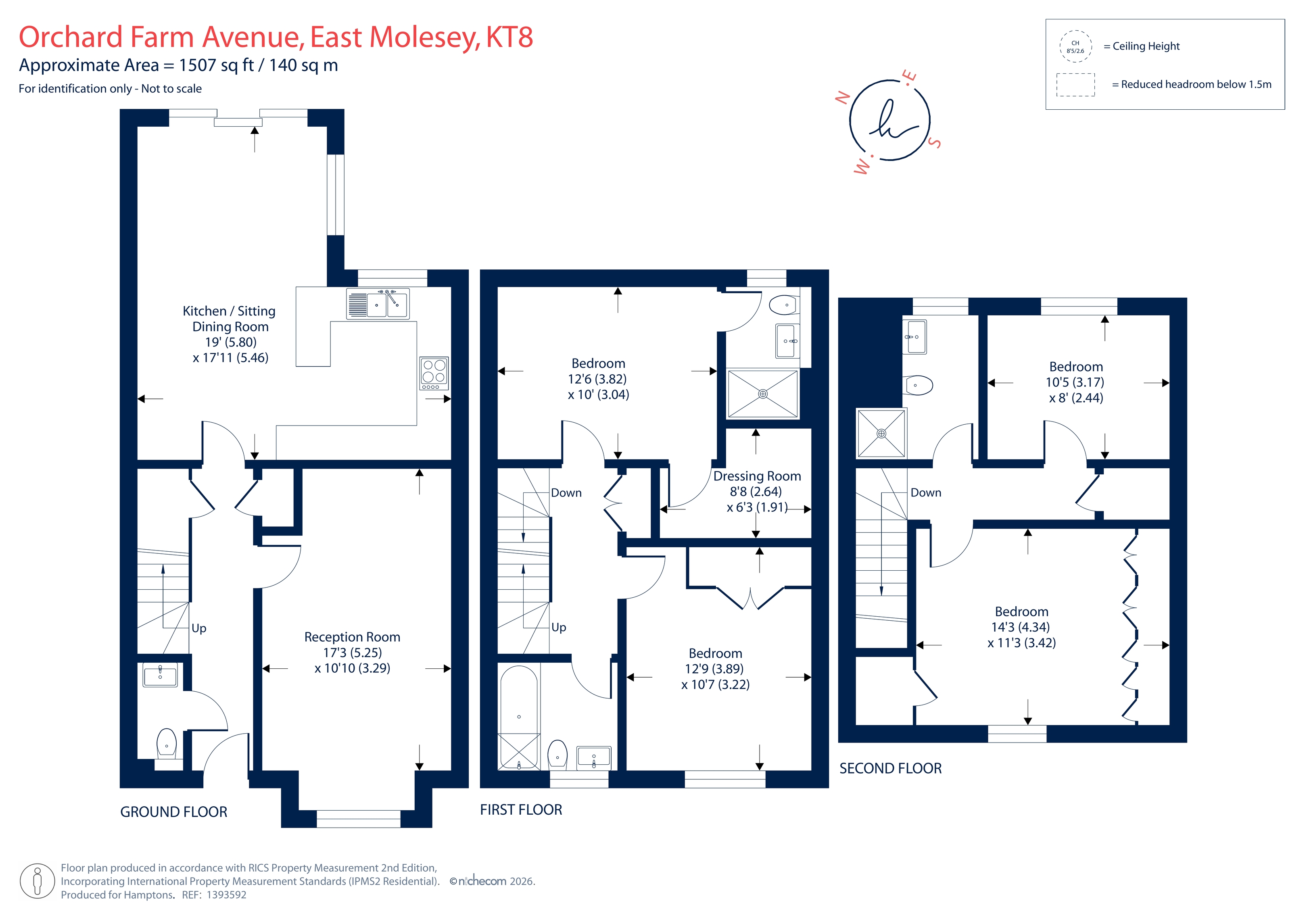 7, Orchard Farm Avenue, East Molesey floorplan