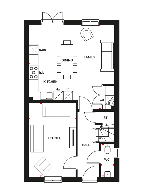 Plot 141 The Wilburton,, Darwin Green, Cambridge floorplan