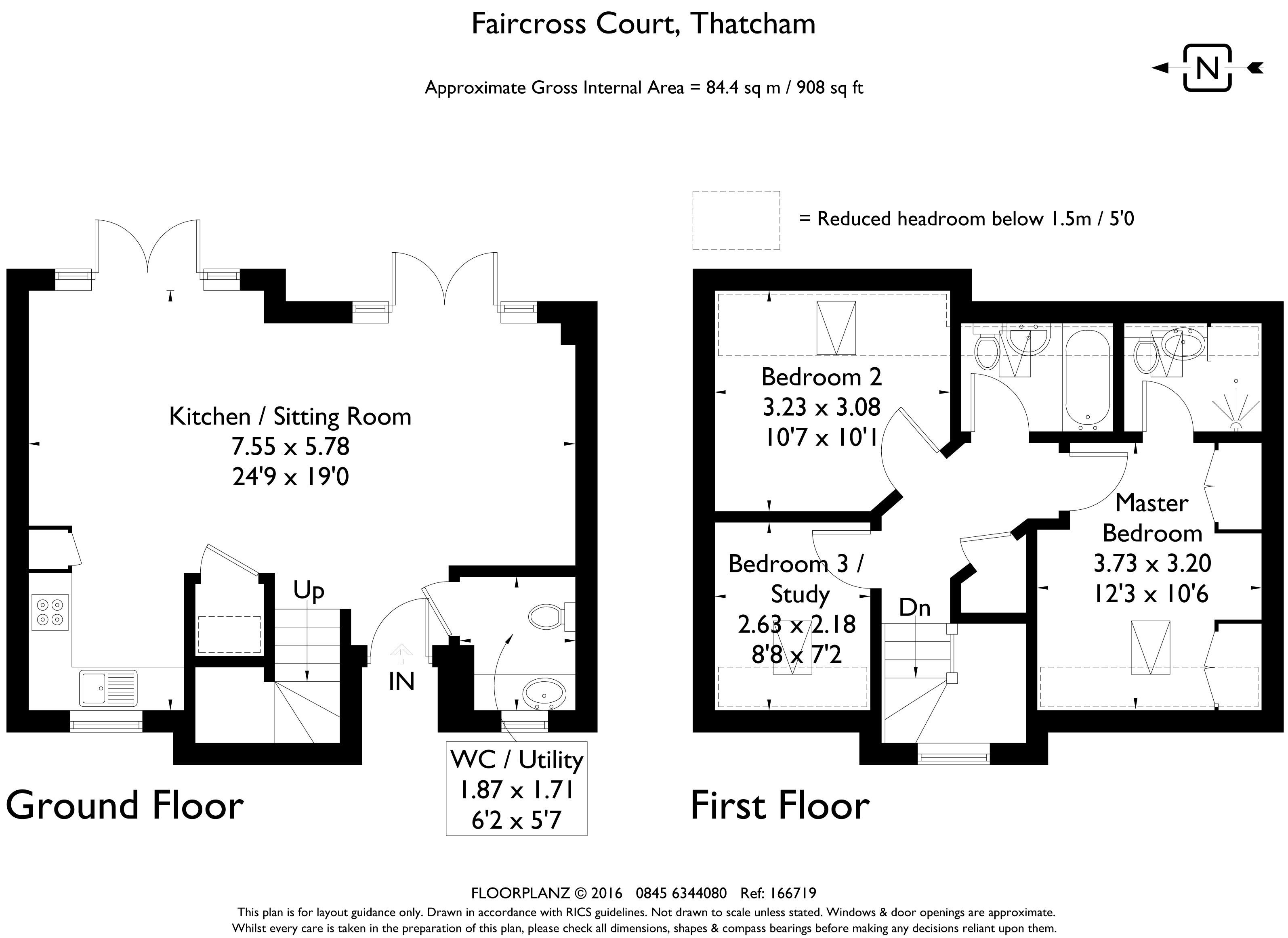 3 Bedrooms Terraced house to rent in Faircross Court, Thatcham RG18
