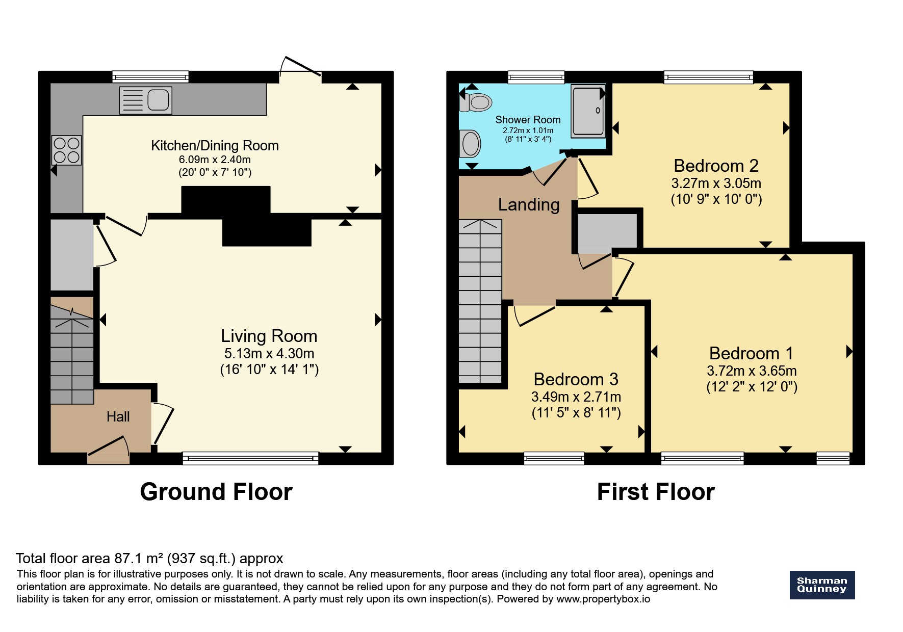 45, Mendip Grove, Peterborough floorplan