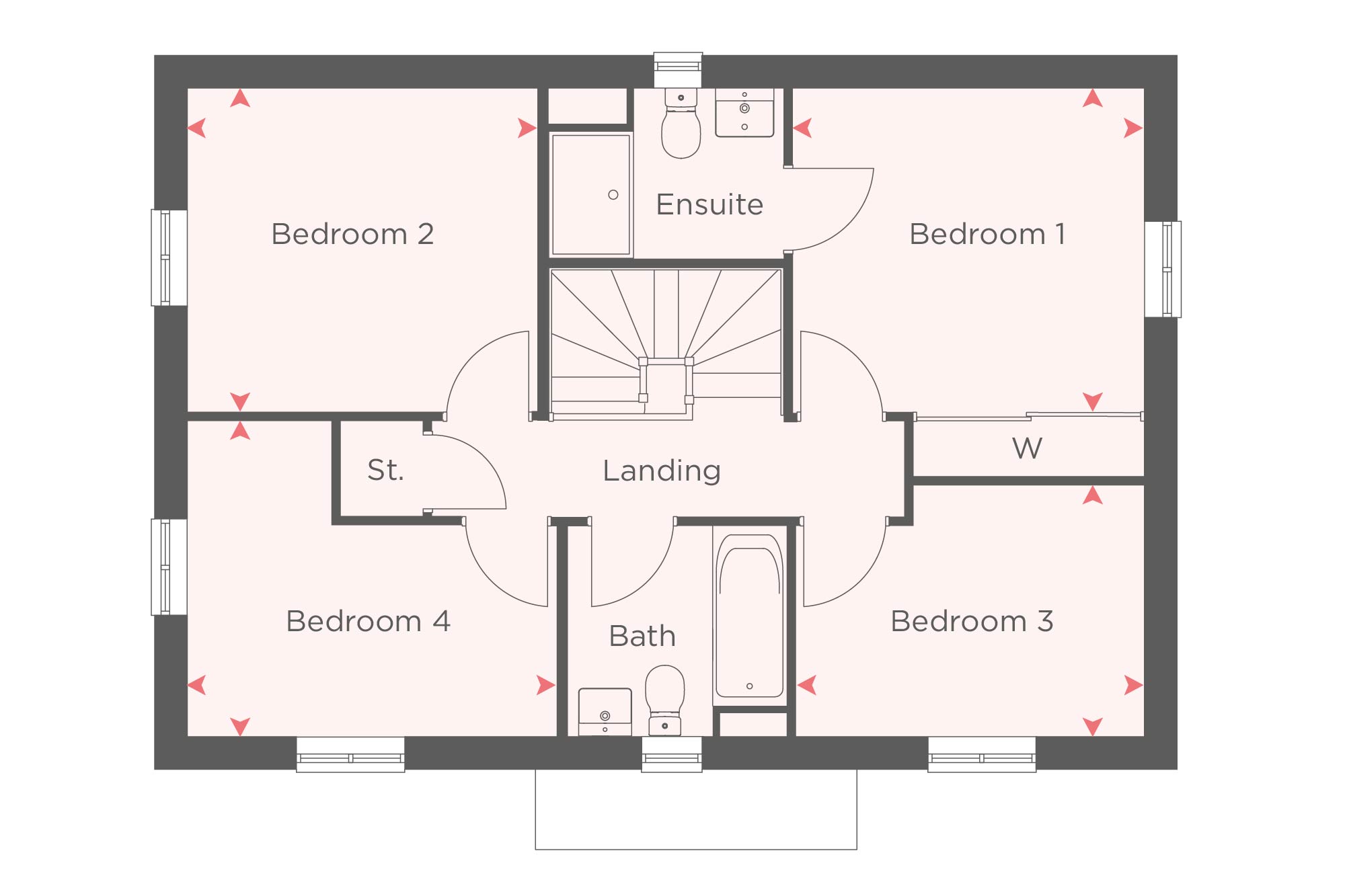 Katesbridge_Plot4, Gloucester Road, Weston under Penyard floorplan